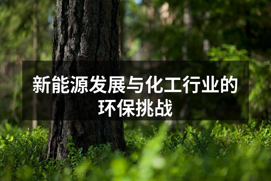 新能源发展与化工行业的环保挑战